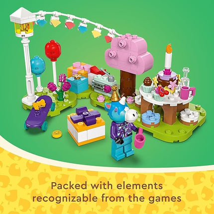 LEGO Animal Crossing Julian’s Birthday Party Video Game Toy for Kids, Animal Crossing Toy from The Video Game Series with Horse Toy Minifigure, Birthday Gift for Girls and Boys Ages 6 and Up, 77046