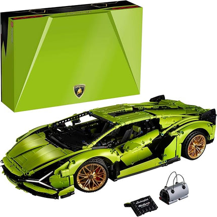 LEGO Technic Lamborghini Sián FKP 37 Building Sets for Adults - Detailed Lamborghini Model Car Kit for Men & Women, Ages 18+ Years - Display in Room as Decor - 42115