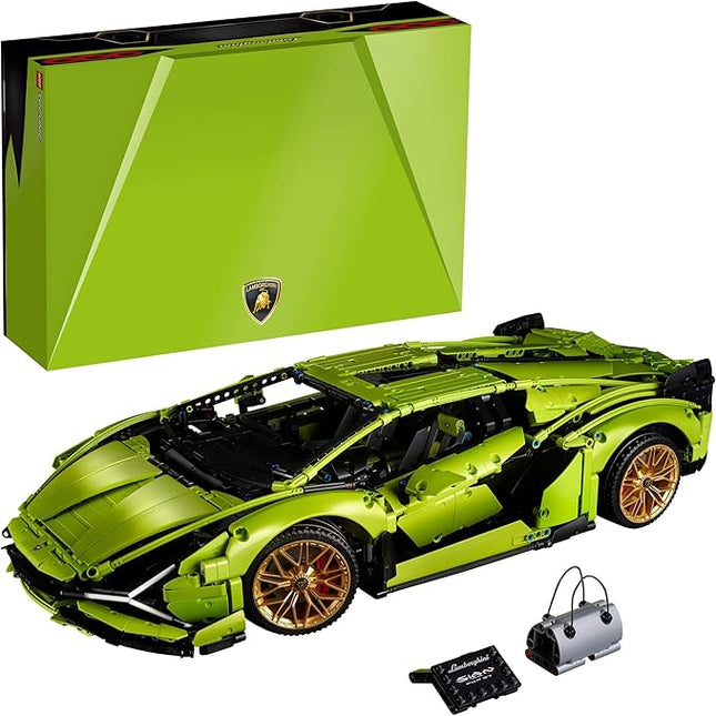 LEGO Technic Lamborghini Sián FKP 37 Building Sets for Adults - Detailed Lamborghini Model Car Kit for Men & Women, Ages 18+ Years - Display in Room as Decor - 42115