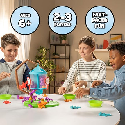 Flying Squirrels Feeder Frenzy Board Game – Kids Games, Family Games for Kids and Adults, Board Games for Family Night, Multi-Player Board Games, Aim & Release Nuts to Win, Ages 6+