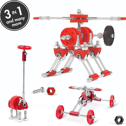 The Off Bits Build Your Own Helicopter Toy, SkyBit Transport Educational Stem Building Toys for Boys and Girls 8–12, Stem Toys Engineering Kit, Construction Toys Steam Easter Gift for Kids and Adults