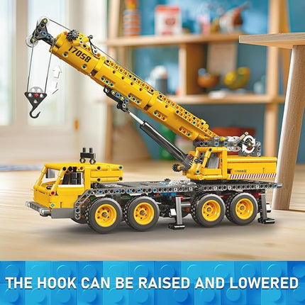 Mould King 17058 City Mobile Crane Truck Toy Building Set, Construction Vehicle Model Blocks Kit for Adults, Toys Gifts for Kids Children, Playset for Boys and Girls Ages 8+(997 Pieces)