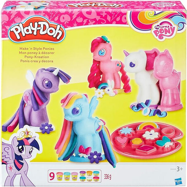 Play-Doh Make & Style Ponies Set, My Little Pony Toys and Figures, Kids Arts and Crafts Playset (Amazon Exclusive)