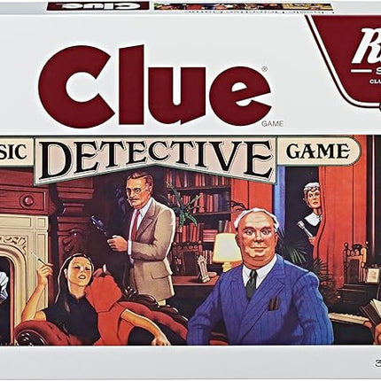 Hasbro Gaming Retro Series Clue 1986 Edition Board Game, Classic Mystery Game for Kids, Family Board Games for 3-6 Players, Ages 8+ (Amazon Exclusive)