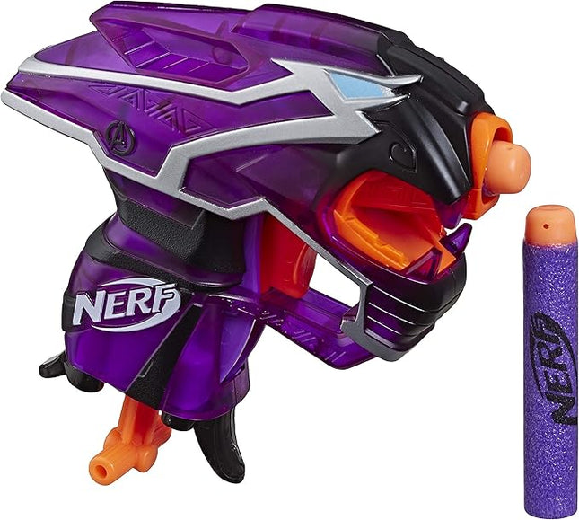 Nerf Black Panther Microshots Marvel Toy Blaster - Includes 2 Official Elite Darts - for Kids, Teens, Adults