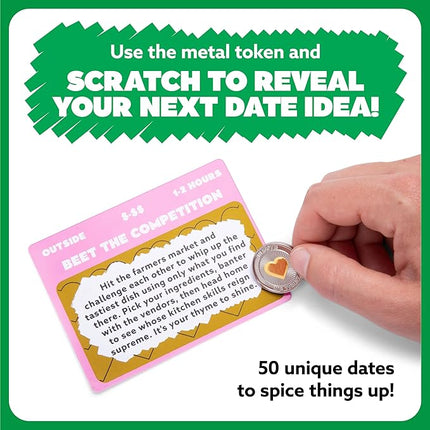 Date Night Scratch-Off Cards by Relatable – Valentine’s Day Gift for Her, Fun Date Night Ideas for Couples, Romantic Couples Gift with 50 Scratch Cards