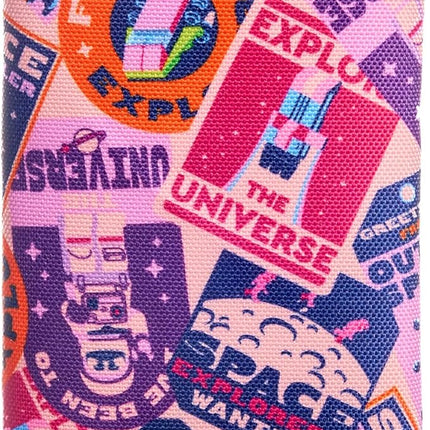 LEGO Trifold Wallet, Kids Unisex Wallet for Boys and Girls, with Clear ID Window, Card and Cash Pockets and Secure Hook and Loop Closure, Space Explorer