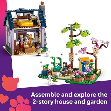 LEGO Friends Beekeepers' House and Flower Garden Toy Building Set - Pretend Play Set for Kids, Girls and Boys, Ages 12+ - Gift Idea for Birthday - with 4 Minidolls and 2 Animal Toys - 42669