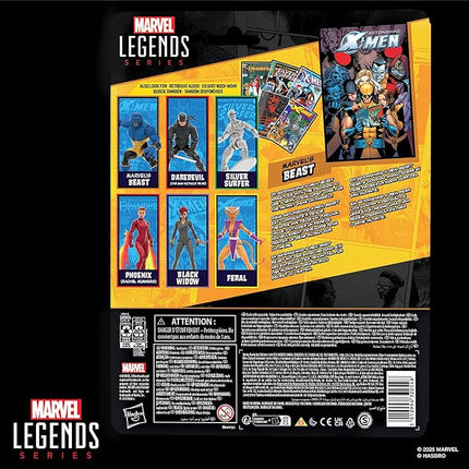 Marvel Legends Series Marvel's Beast, Astonishing X-Men Comics-Inspired Collectible 6-Inch Scale Action Figure with Character-Sized Comic Accessory