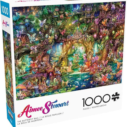 Buffalo Games - Aimee Stewart - The Butterfly Ball - 1000 Piece Jigsaw Puzzle for Adults -Challenging Puzzle Perfect for Game Nights - Finished Size is 26.75 x 19.75