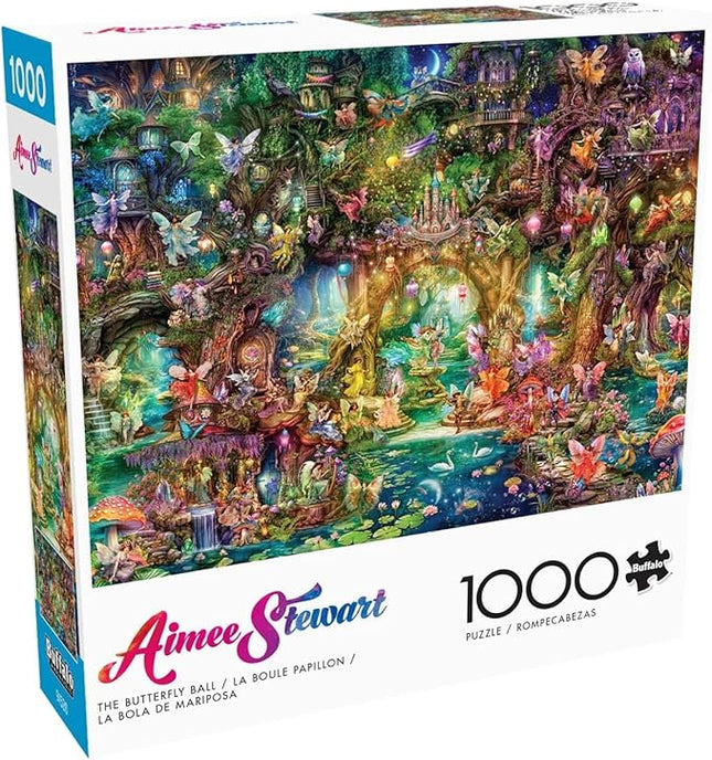 Buffalo Games - Aimee Stewart - The Butterfly Ball - 1000 Piece Jigsaw Puzzle for Adults -Challenging Puzzle Perfect for Game Nights - Finished Size is 26.75 x 19.75