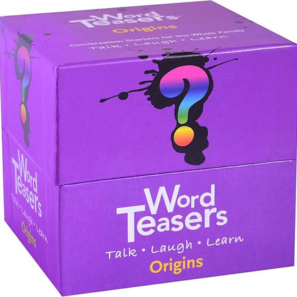 WORD TEASERS Origins - Vocabulary Game for Kids 10+ - Fun Family Conversation Starters - Literacy Game & Vocabulary Builder for Middle School - 150 Flash Cards