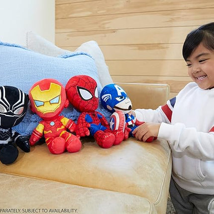 Marvel Plush Character Figure, 8-inch Ironman Super Hero Soft Doll in Fun-to-Touch Fabrics, Collectible Gift for Kids & Fans Ages 3 Years Old & Up