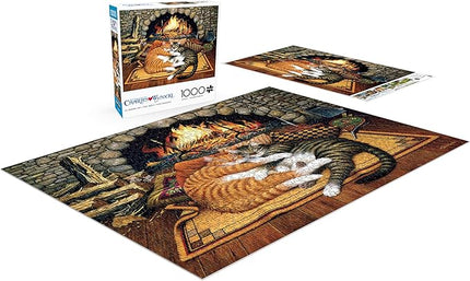 Buffalo Games - Charles Wysocki - All Burned Out - 1000 Piece Jigsaw Puzzle for Adults -Challenging Puzzle Perfect for Game Nights - Finished Size is 26.75 x 19.75