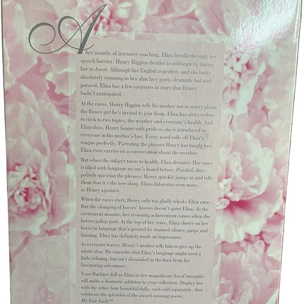 Barbie as Eliza Doolittle in My Fair Lady