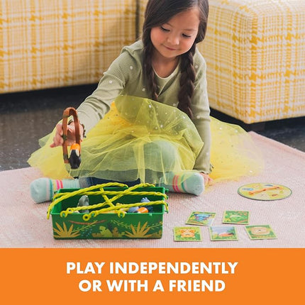 Educational Insights Jungle Rescue - Cute Preschool Board Games for Kids, Toddler Fine Motor Skills, Animal Matching Games for Toddlers 3-5, 2-Players, Boys and Girls Ages 3+