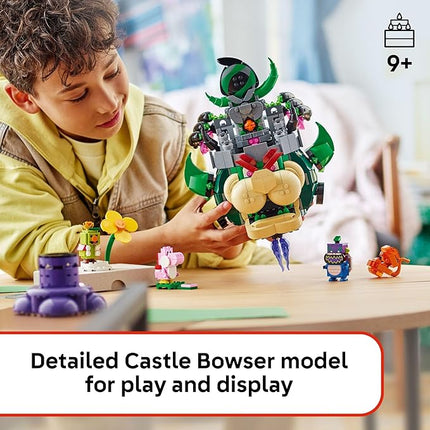 LEGO Super Mario Prince Florian & Castle Bowser Building Toy - Pretend Play Set for Boys & Girls, Ages 9+ - Building Blocks for Kids W/Digital Action & 4 Toy Figures - Gift Idea for Birthdays - 72042