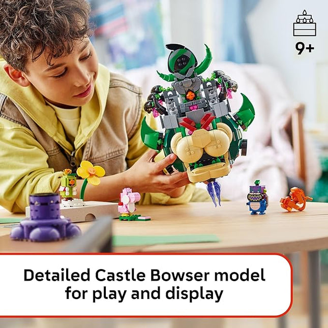 LEGO Super Mario Prince Florian & Castle Bowser Building Toy - Pretend Play Set for Boys & Girls, Ages 9+ - Building Blocks for Kids W/Digital Action & 4 Toy Figures - Gift Idea for Birthdays - 72042