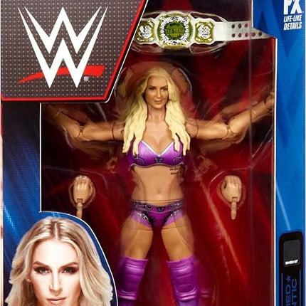 Mattel WWE Elite Collection Action Figure & Accessories, Series #92 Charlotte Flair 6-inch Collectible with 25 Articulation Points & Swappable Hands