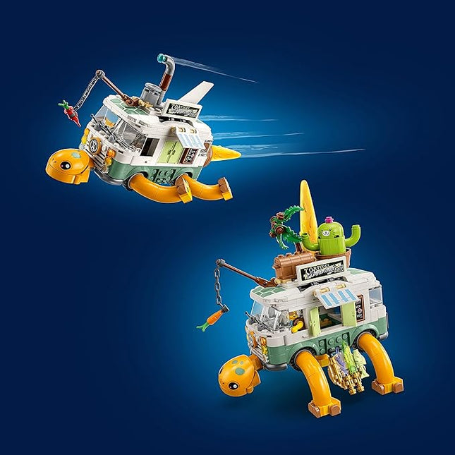 LEGO DREAMZzz Mrs. Castillo’s Turtle Van 71456, 2 in 1 Building Toy and Vehicle Playset with Party Mode or Flying Submarine Mode, Makes a Great Gift Idea for 7 Year Old Kids, Boys, and Girls