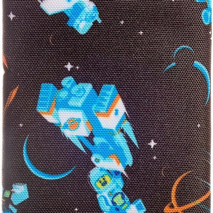 LEGO Trifold Wallet, Kids Unisex Wallet for Boys and Girls, with Clear ID Window, Card and Cash Pockets and Secure Hook and Loop Closure, Space Corp