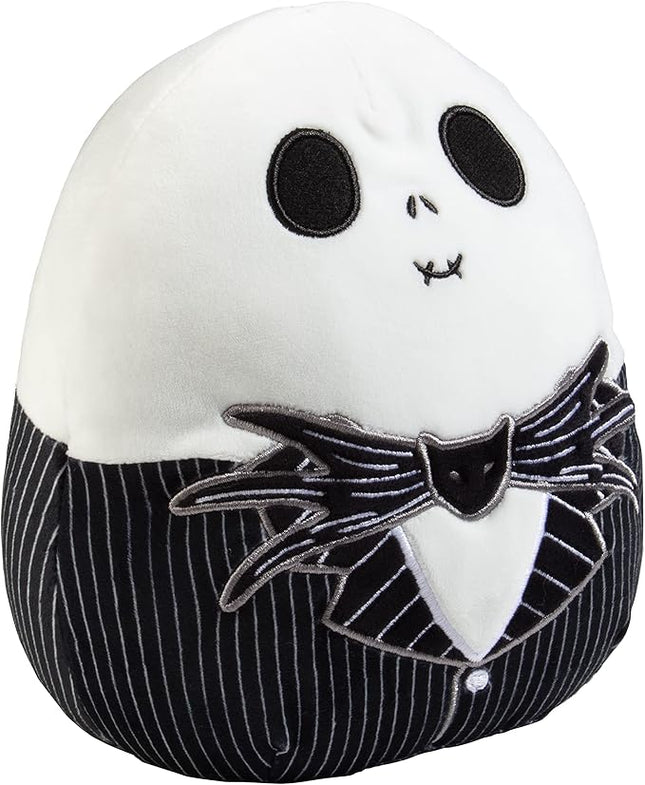 Squishmallows Original 8-Inch Jack Skellington - Nightmare Before Christmas - Official Jazwares Plush - Collectible Soft & Squishy Stuffed Animal Toy - Gift for Kids, Girls & Boys