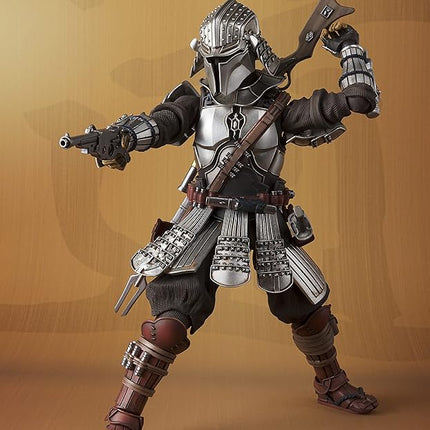 TAMASHII NATIONS - Star Wars: The Mandalorian - Ronin Mandalorian & Grougu (Beskar Armor), Bandai Spirits MEISHO Movie Realization Action Figure