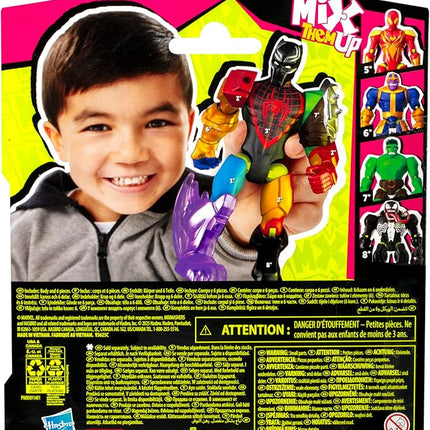 Avengers Marvel MixMashers Black Panther Custom Mix-and-Match Action Figure & Accessories, 5-Inch-Scale Super Hero Toys for Kids Ages 4+