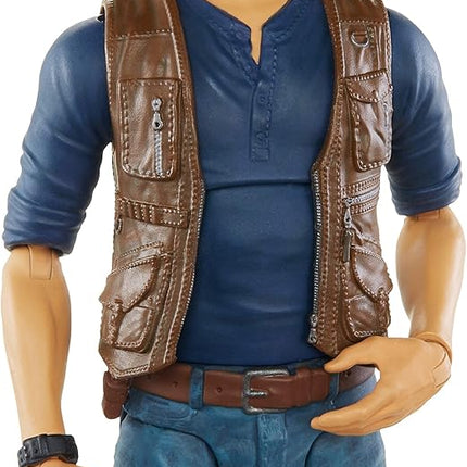 Jurassic World Toys Owen Grady 6-inches Collectible Action Figure with Movie Detail, Movable Joints, Toy Knife Accessory, Extra Hands, Display Stand; for Ages 4 and Up
