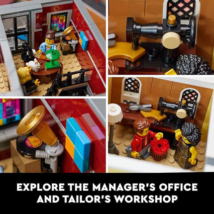 LEGO Icons Jazz Club 10312 Building Set for Adults and Teens, A Collectible Gift for Musicians, Music Lovers, and Jazz Fans, Includes 5 Detailed Rooms Within The Music Venue and 8 Minifigures