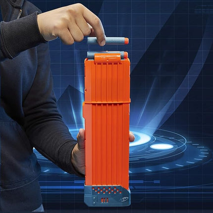 Nerf Elite 2.0 Turbine CS-18 Motorised Blaster, 36 Elite Darts, 18-Dart Clip, Outdoor Toys