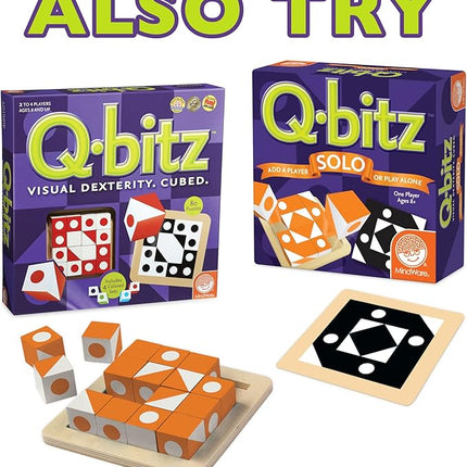 MindWare | Q-bitz Jr. | Miniature Game | Ages 5+ | 2-4 Players | 15 Minutes Playing Time
