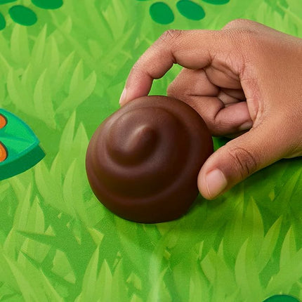 Don't Step in It! Preschool Game I Blindfolded, Poop Party Game | Spinner with 8 Fun Animal Moves | Ages 4+| 1+ Players I Funny Kids Board Games