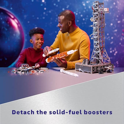 LEGO Icons NASA Artemis Space Launch System - DIY Rocket Model Building Set for Adults, Ages 18+ - Gifts for Birthdays - Unique Bedroom Decoration for Space & NASA Lovers - 10341