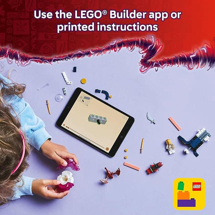 LEGO NINJAGO Sora's Dragon Spinjitzu Spinner - Spinning Blade Battle Building Toy for Kids, Boys and Girls, Ages 6+ - with 2 Minifigures - Gift Idea for Birthdays - 71824