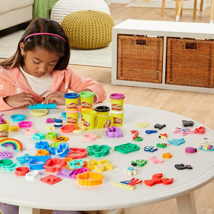 Play-Doh Holiday Set of Tools, 43 Accessories & 10 Modeling Compound Colors, Non Candy Halloween Handout Toys & Party Favors, Kids Arts & Crafts, Preschool Toys, Ages 3+ (Amazon Exclusive)