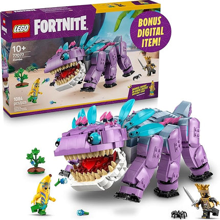 LEGO Fortnite Klombo Kids Toy - Fortnite Action Figure with Peely and Oro Minifigures - Pretend Play and Building Toy for Girls and Boys 10+ - Gift Idea for Birthdays and Gaming Fans - 77077