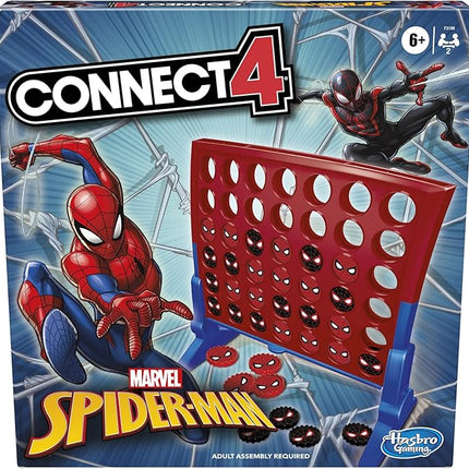 Hasbro Gaming Connect 4 Marvel Spider-Man Edition, Strategy Board Game for 2 Players, Ages 6 and Up (Amazon Exclusive)