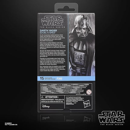 STAR WARS The Black Series Darth Vader (Duel’s End), OBI-Wan Kenobi Premium Collectible 6 Inch Action Figure