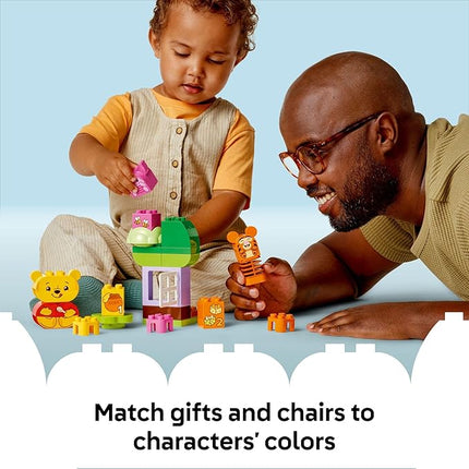LEGO DUPLO Disney Winnie The Pooh’s Birthday Party Toddler Sensory Building Blocks - Learning & Education Toys for Preschool - Birthday Gifts for 1-3 Year Old Girls & Boys - 10457