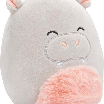 Squishmallows Original 5-Inch Harrison The Hippo - Official Jazwares Plush - Collectible Soft & Squishy Mini Stuffed Animal Toy - Add to Your Squad - Gift for Kids, Girls & Boys