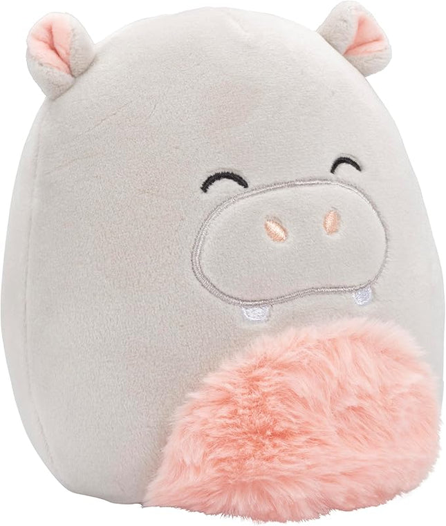 Squishmallows Original 5-Inch Harrison The Hippo - Official Jazwares Plush - Collectible Soft & Squishy Mini Stuffed Animal Toy - Add to Your Squad - Gift for Kids, Girls & Boys