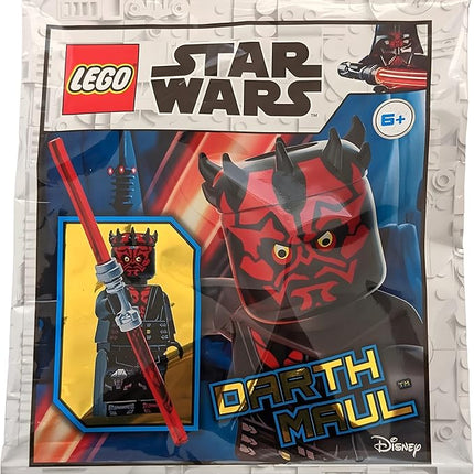 Lego Star Wars Darth Maul Minifigure with Double-Sided Lightsaber