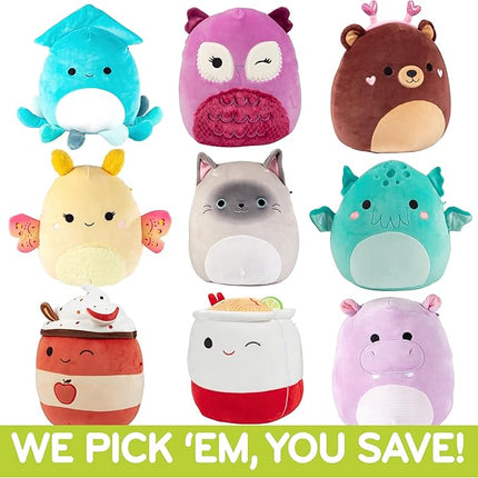 Squishmallows Mystery 10-Inch 2-Squish 2025 Value Pack - Get Two Large Sized Official Jazwares 10" Plush for Less - Collectible Soft & Squishy Stuffed Animal Toy - Gift Set for Kids, Girls & Boys