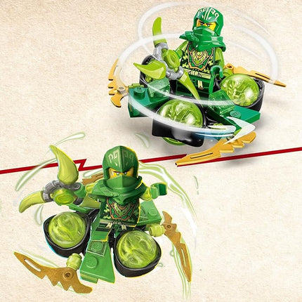 LEGO NINJAGO Lloyd’s Dragon Power Spinjitzu Spin 71779 Green Spinning Building Toy with Ninja Lloyd Minifigure, Gift Idea for Boy and Girl Ninja Fans Ages 6+ Who Love Interactive Action Toys