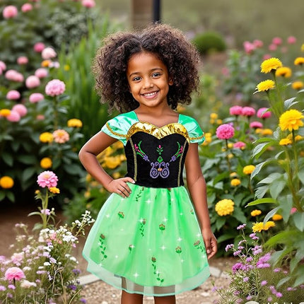 Meland Princess Dress Up - Dress Up Clothes for Girls with Toys,Christmas Birthday Gift for Toddler Girls 3,4,5,6,7,8 Years