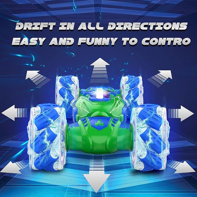 Remote Control Car, Gesture Sensing RC Stunt Car, 4 WD Transform Off Road for Rotating, 2.4Ghz Hand Controlled Remote Control Twister Cars, RC Cars for Kids Boys Girls Toy Gift Age 8 9 10 11 12 yr