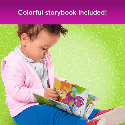 Fisher-Price Barney’s World Toddler Toys, 9 inch Barney & Baby Bop plushes with Story Book for Cuddling up at Reading time, Kids Ages 2+ Years (Amazon Exclusive)