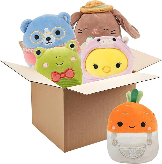 Squishmallows 5" Easter Mystery Box Plush 5 Pack - Official Jazwares Plush -Bunnies, Chicks, Frogs & More - Collectible Soft & Squishy Mini Stuffed Animal Toy - Gift for Kids, Girls & Boys