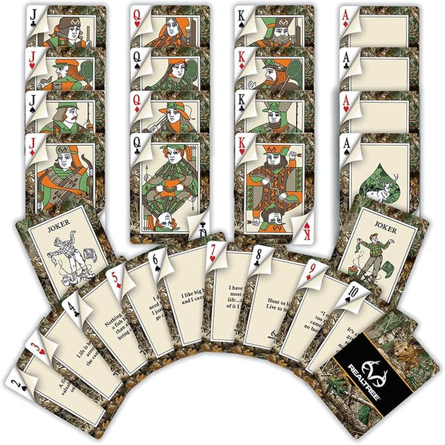 MasterPieces Family Games - Realtree Playing Cards - Officially Licensed Playing Card Deck for Adults, Kids, and Family